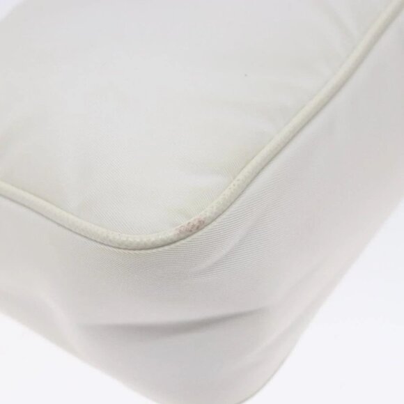 PRADA Re-Edition 2005 Hand Bag Nylon White Silver Auth yk19251 - Picture 4 of 16
